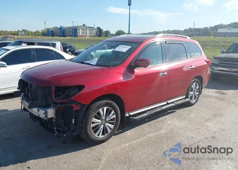 2017 Nissan Pathfinder Sl из США, поврежденный, VIN 5N1DR2MM4HC603121